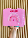 Mum Made Yum - Bento Lunchbox (Large) - Floss Pink Rainbow Love