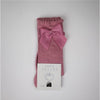 Cotton Socks - MA101 HIGH SOCK CHILD WITH GROSGRAIN BOW 100% COTTON