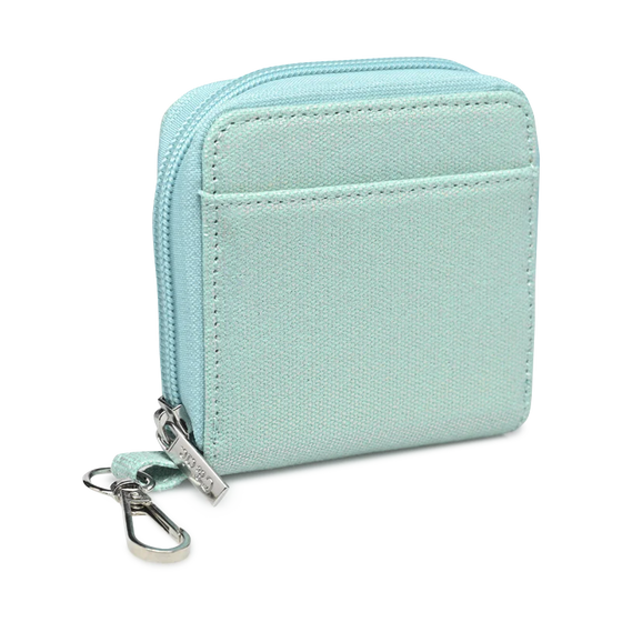 Porte Monnaie Irisé Turquoise