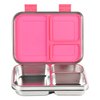 Mum Made Yum - Mighty Stainless Steel 3-Compartment Lunchbox - Pink