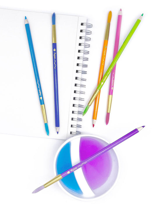 SNIFTY - PASTEL COLORBRUSH - watercolor 
pencil/paintbrush