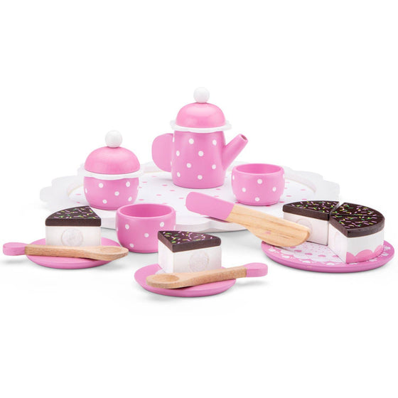 New Classic Toys EU - Coffee/Tea Set - Tableware With Cutting Cake