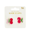 Rex B2B - Europe - Mini hair claw clips (set of 2) - Cherries