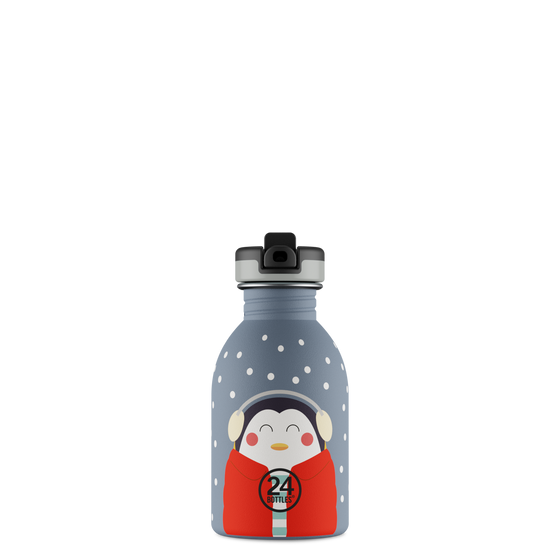 24Bottles - Bambini Bottiglia | Pinguino Felice - 250 ml