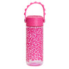 Elemental - Fidget Handle Kids Tritan Bottle 18oz Pink Leopard