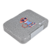 Mum Made Yum - Bento Lunchbox (Large) - Sparkle Silver Monkey