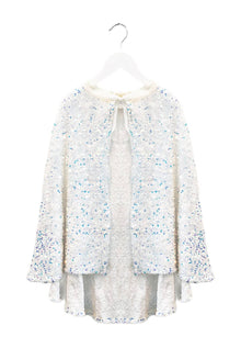  Ratatam! - Nowhite disguise cloak with white holographic sequins