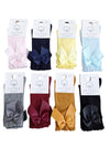 Cotton Socks - MA101 HIGH SOCK CHILD WITH GROSGRAIN BOW 100% COTTON