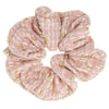 Siena Hair Accessories - Large Scrunchie With Speckled Woven Fabric