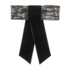 Siena Hair Accessories - Velvet And Textured Ribbon Hairbow Barrette
