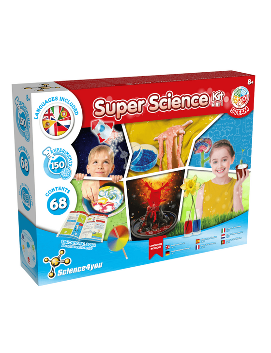 Science4you - Science4you Super Science Kit 150 Experiments - Kids Ages 8+