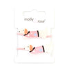 Inca UK - Animal motif elastics - Pastels - Card of 2 - 3mm thick