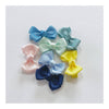 La Fillette Accessories - Estelle hair bow with clip in navy blue