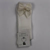 Cotton Socks - MA101 HIGH SOCK CHILD WITH GROSGRAIN BOW 100% COTTON
