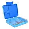Mum Made Yum - Bento Lunchbox (Large) - Light Blue Monkey