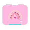 Mum Made Yum - Bento Lunchbox (Large) - Floss Pink Rainbow Love