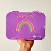 Mum Made Yum - Bento Lunchbox (Medium) - Light Pink Rainbow Love