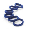 Inca UK - Card of 6 Navy Jersey Hair Elastics