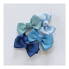 La Fillette Accessories - Estelle hair bow with clip in navy blue