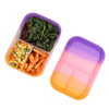 Mum Made Yum - Silicone Bento Lunchbox - Pink Sunrise