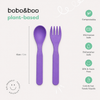 Mum Made Yum - Plant-Based Cutlery Set - Purple (13cm)