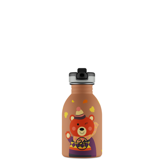 24Bottles - Bottiglia per Bambini | Orsetto Dolce - 250 ml