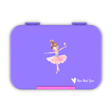  Mum Made Yum - Bento Lunchbox (Medium) - Purple Ballerina