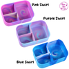 Mum Made Yum - Silicone Bento Lunchbox - Blue Swirl