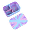 Mum Made Yum - Silicone Bento Lunchbox - Purple Swirl