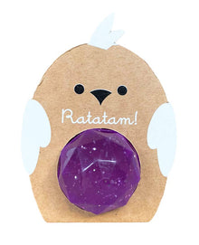  Ratatam! - Purple glitter bird bouncy ball 42mm (Copy)