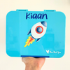 Mum Made Yum - Bento Lunchbox (Large) - Teal Fire Truck