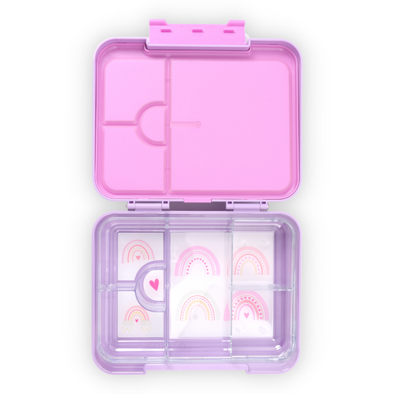 Mum Made Yum - Bento Lunchbox (Large) - Violet Rainbow