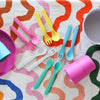 Mum Made Yum - Plant-Based Cutlery Set - Blue (13cm)