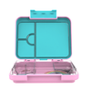 Mum Made Yum - Bento Lunchbox (Large) - Floss Pink Rainbow Love