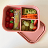Mum Made Yum - Silicone Bento Lunchbox - Pink Sunrise