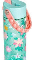  18oz splash pop bottle - Flowers