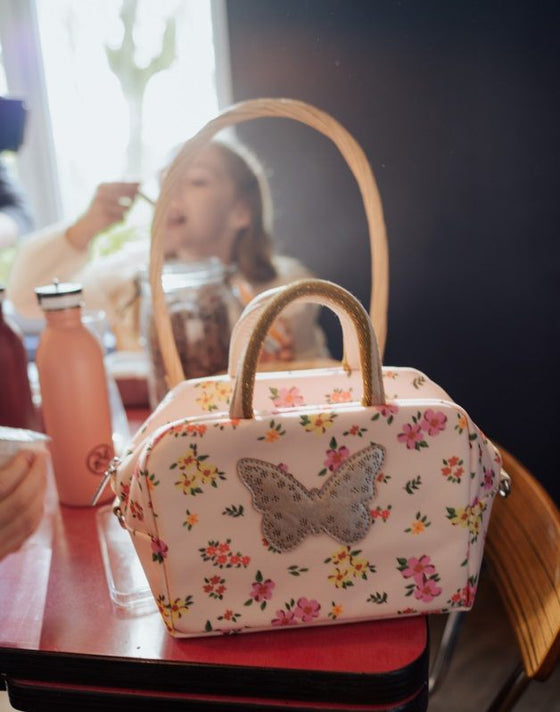 Sac Repas Liberty Butterfly Rose Lunch Bag