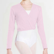  MENUET Pink Knitted Acrylic Cross Over Top - CHAT-MALO Paris