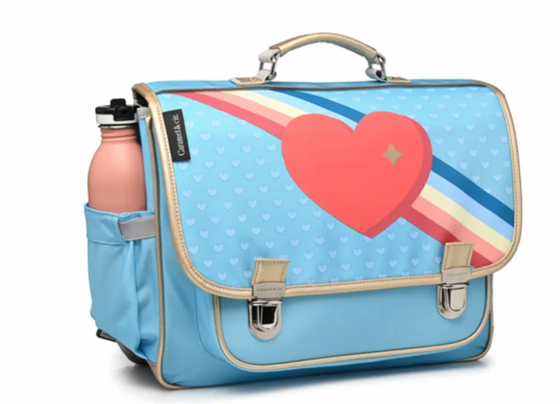Caramel & Cie :  Cartable Moyen Rainbow Love