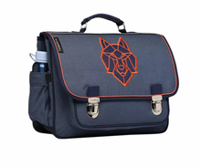  Caramel & Cie :  CARTABLE MOYEN LOUP BLEU