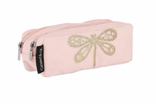  Caramel et Cie : Trousse Double Libellule Rose