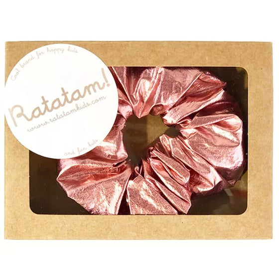 Ratatam - Chouchou métallisé rose