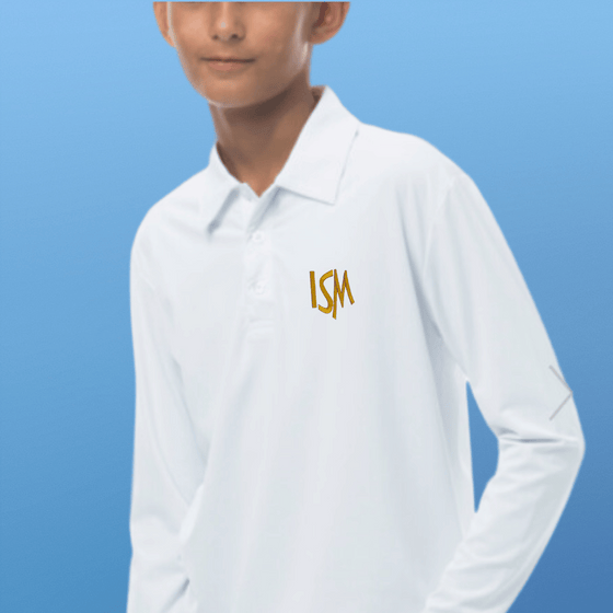 ISM Unisex Long-Sleeve Polo (Primary)