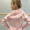 Petites Primas - Ballet Pink Zip Hooded Sweater