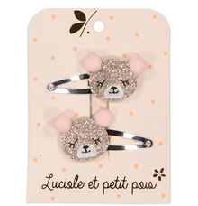  Luciole - Barrettes lionnes (paire) - CHAT-MALO Paris