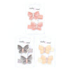 Inca UK - Card of 2 Velvet Butterfly Clips 3.5cm