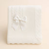 Cotton Socks - 1010 Blanket with lace 110x110 cm 100% Cotton