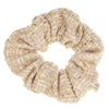 Siena Hair Accessories - Large Scrunchie With Speckled Woven Fabric
