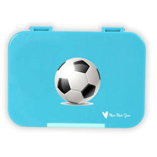  Mum Made Yum - Bento Lunchbox (Medium) - Light Blue Soccer