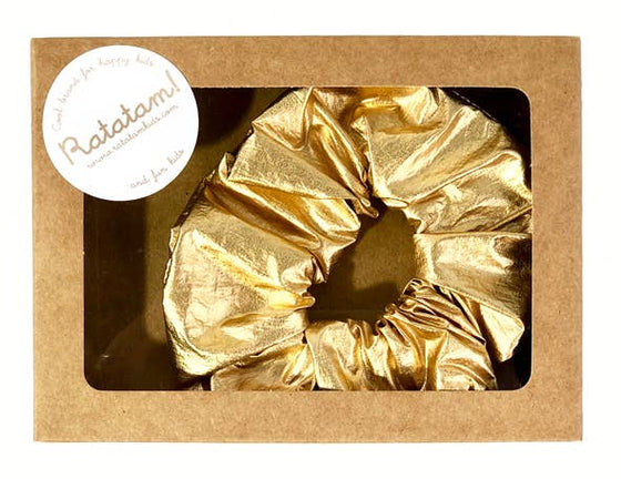 Ratatam! - The elastic metallic scrunchie